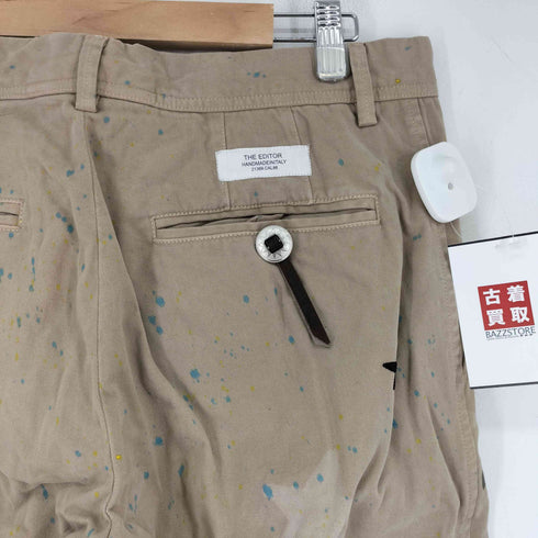 THE EDITOR ペイント加工パンツ メンズ UK:32-33