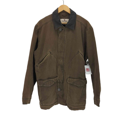 ウールリッチ WOOLRICH 襟レザー 裏起毛カバーオール メンズ import:M