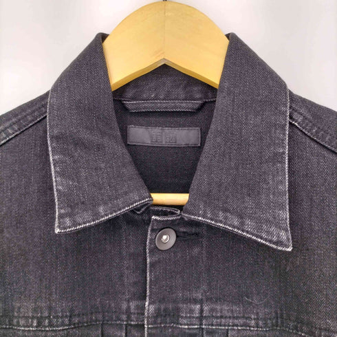 ユニクロ UNIQLO 1ST ブラックデニムジャケット メンズ JPN:S