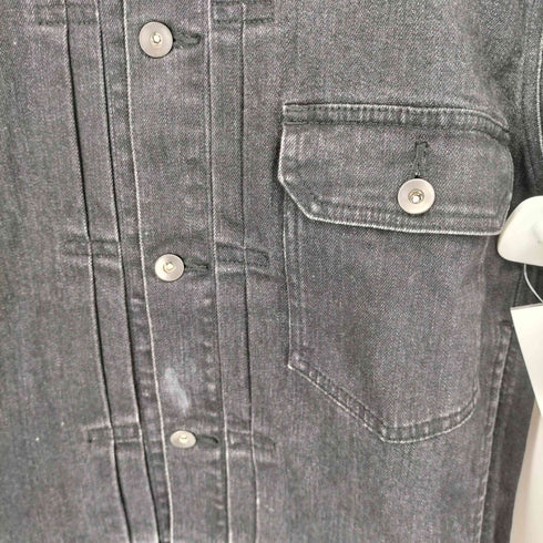 ユニクロ UNIQLO 1ST ブラックデニムジャケット メンズ JPN:S