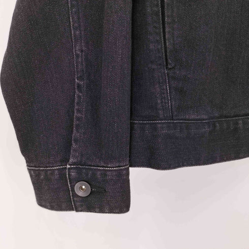 ユニクロ UNIQLO 1ST ブラックデニムジャケット メンズ JPN:S