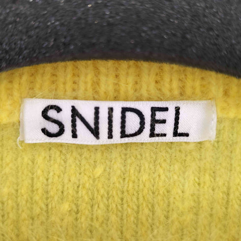 スナイデル snidel ファーパイルジャガードニット レディース FREE