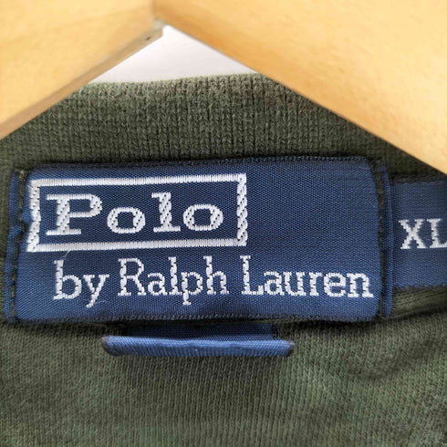 ポロバイラルフローレン Polo by RALPH LAUREN 90s 裏起毛 長袖ポロシャツ レディース import:XL