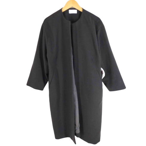 ミラオーウェン Mila Owen 22AW ボタンレス ノーカラー ロングコート レディース ONE SIZE