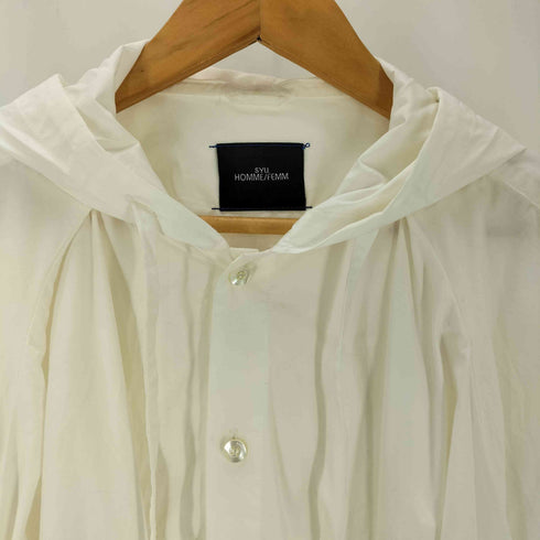 シュウオムフェム SYU. HOMME/FEMM double sleeve hood shirt メンズ