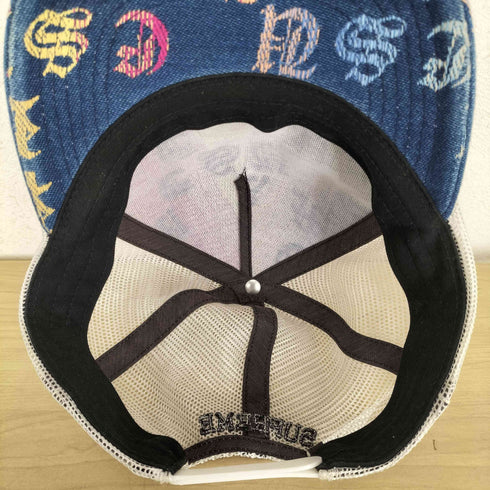 シュプリーム Supreme 22SS Gradient Jacquard Denim Mesh Back 5-Panel メンズ