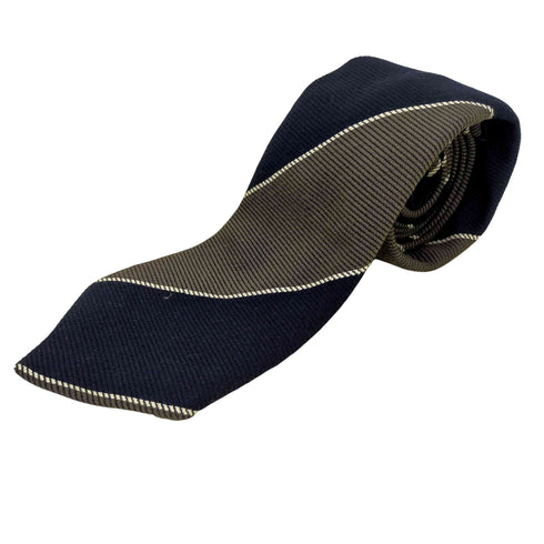 ビームスエフ BEAMS F Seaward&Stearn LONDON シルク ストライプ ネクタイ メンズ