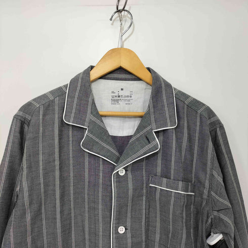 ムジルシリョウヒン 無印良品 24SS 脇に縫い目のない 二重ガーゼパジャマ メンズ M