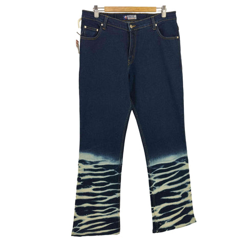 BASIC collection ヒゲブリーチ フレアデニムパンツ メンズ 38
