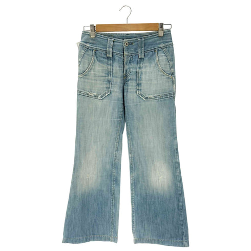ディーゼル DIESEL ハイウエストフレアデニムパンツ レディース US:24