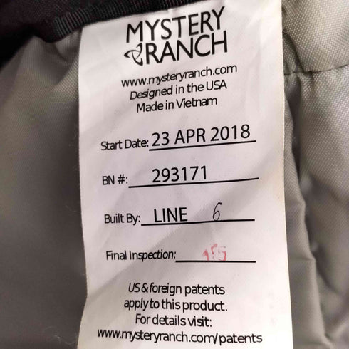 ミステリーランチ MYSTERY RANCH STADT バックパック メンズ
