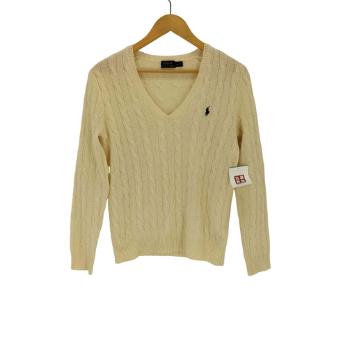 ポロラルフローレン POLO RALPH LAUREN ポニー刺繍ケーブルニット レディース import:M