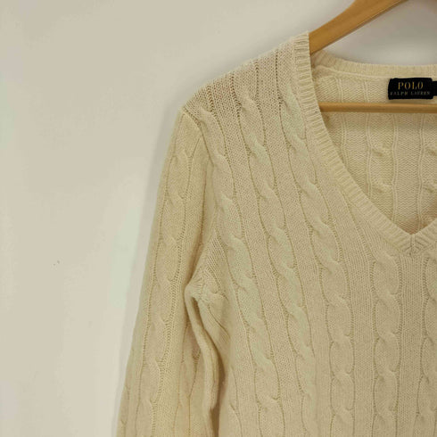 ポロラルフローレン POLO RALPH LAUREN ポニー刺繍ケーブルニット レディース import:M