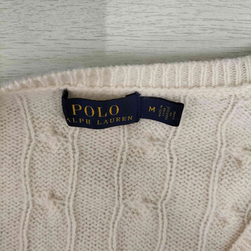 ポロラルフローレン POLO RALPH LAUREN ポニー刺繍ケーブルニット レディース import:M