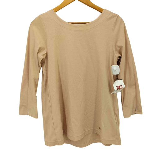 バーバリーブルーレーベル BURBERRY BLUE LABEL チェック柄リボンデザインカットソー レディース 38