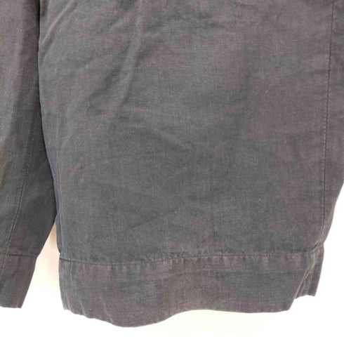 マーガレットハウエル MARGARET HOWELL 15SS リネン混 ボタンフライ ハーフスラックス メンズ JPN:M