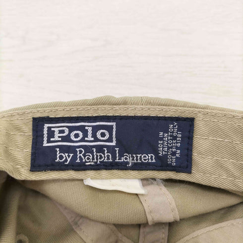 ポロバイラルフローレン Polo by RALPH LAUREN 90S 台湾製 ポニー刺繍キャップ メンズ