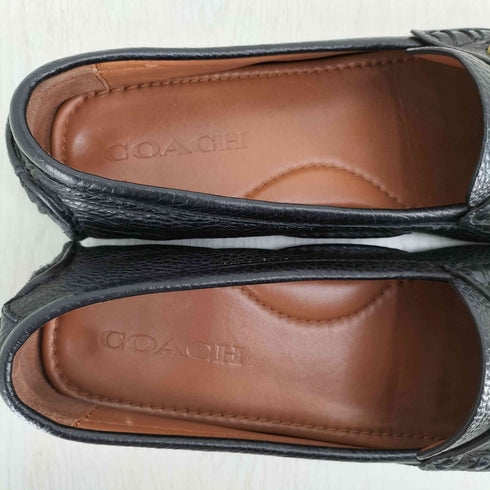 コーチ COACH レザー ローファー フラットシューズ レディース 24.5