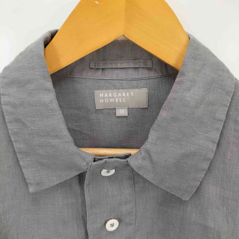 マーガレットハウエル MARGARET HOWELL 22SS SHIRTING LINEN S/Sシャツ メンズ import:M