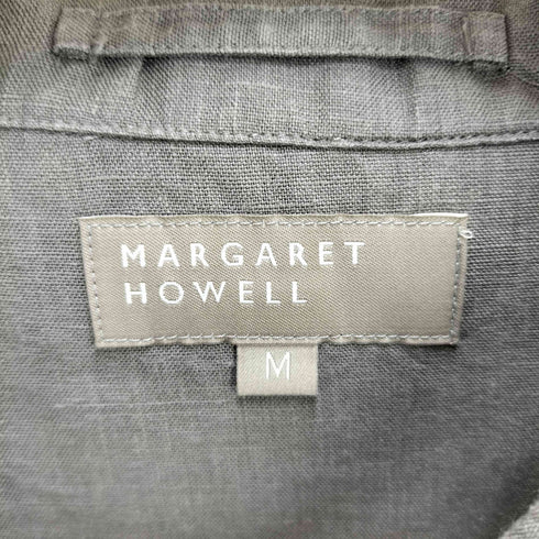 マーガレットハウエル MARGARET HOWELL 22SS SHIRTING LINEN S/Sシャツ メンズ import:M