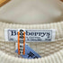 バーバリーズ BURBERRYS エンブレム刺繍ケーブルニット レディース 36