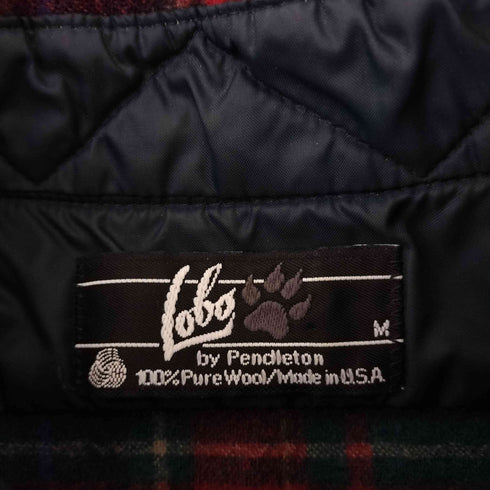 ペンドルトン PENDLETON lobo USA製 ウールシャツ メンズ JPN:M