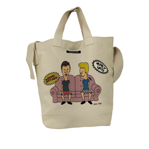 パーリーゲイツ PEARLY GATES BEAVIS BUTT-HEAD 2WAY キャンバス ショルダートートバック レディース