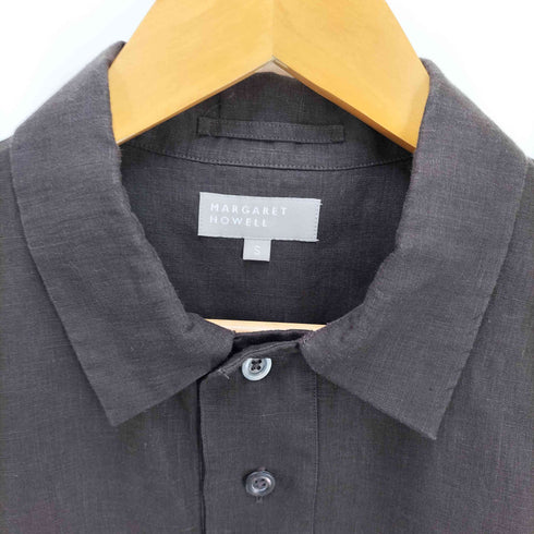 マーガレットハウエル MARGARET HOWELL 21SS SHIRTING LINEN プルオーバーシャツ メンズ import:S