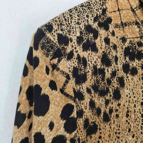 レオナール LEONARD 総柄シルク混ハイネックニット レディース JPN:L