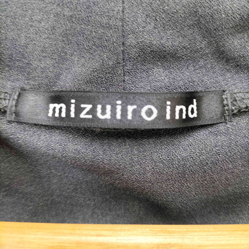ミズイロインド mizuiro ind ノースリーブブイネックベスト レディース