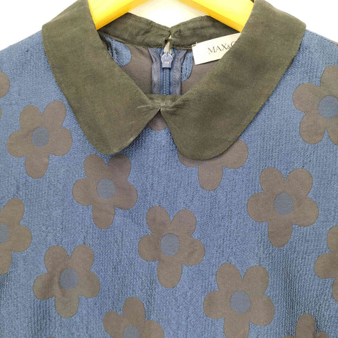 マックスアンドコー MAX & CO. 丸襟 花柄 S/S ワンピース レディース FR:36
