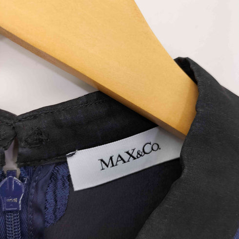 マックスアンドコー MAX & CO. 丸襟 花柄 S/S ワンピース レディース FR:36