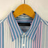 ユナイテッドアローズグリーンレーベルリラクシング UNITED ARROWS green label relaxing パネル ストライプ ジャストルーズ レギュラーカラー シャツ メンズ JPN:S