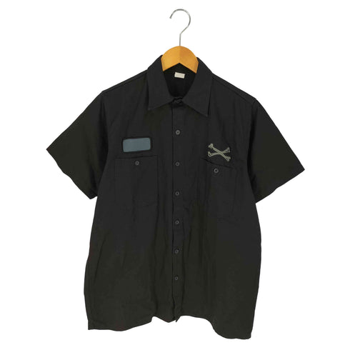 Backdrop USA製 パッチ ワークシャツ メンズ import:M