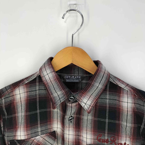 カットレイト CUTRATE チェック ネルシャツ メンズ JPN:M