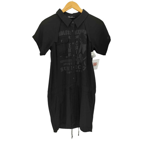 ヒステリックグラマー HYSTERIC GLAMOUR プリント S/S シャツワンピース レディース FREE