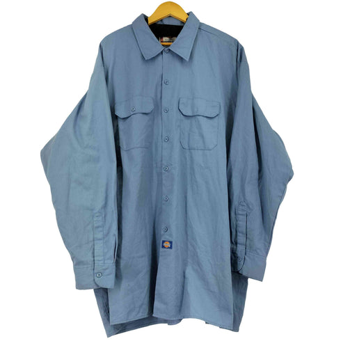 ディッキーズ Dickies L/S ワークシャツ ビッグサイズ メンズ 4XL-TALL