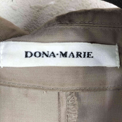 DONA MARIE レーヨン混 ロングシャツ レディース