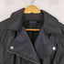 エイチアンドエム H&M フェイクレザーダブルライダースジャケット レディース import:M
