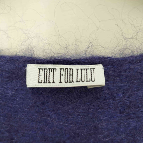 エディットフォールル EDIT. FOR LULU モヘアシルクセーター レディース