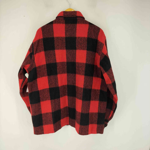 エルエルビーン L.L.Bean 50~60s 筆記体タグ バッファローチェック ヘビーウールシャツジャケット メンズ JPN:XL