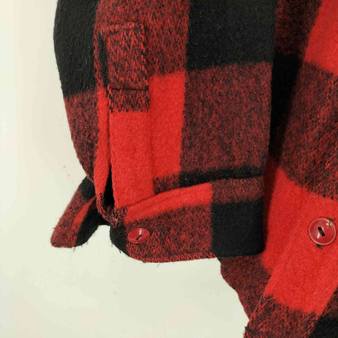 エルエルビーン L.L.Bean 50~60s 筆記体タグ バッファローチェック ヘビーウールシャツジャケット メンズ JPN:XL