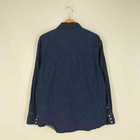 ラングラー Wrangler スタッズ ウエスタン デニムシャツ メンズ import:M