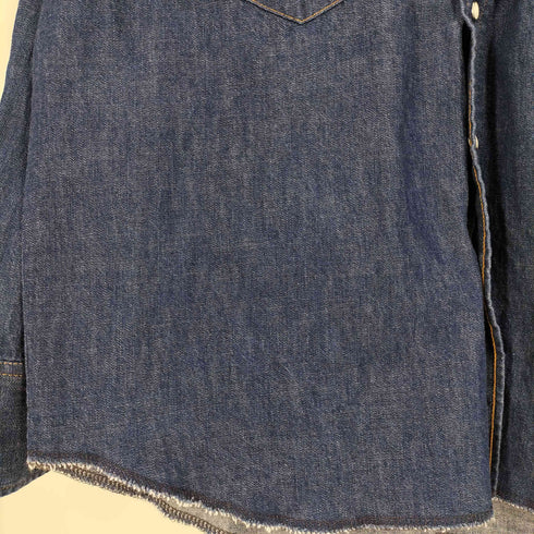 ラングラー Wrangler スタッズ ウエスタン デニムシャツ メンズ import:M