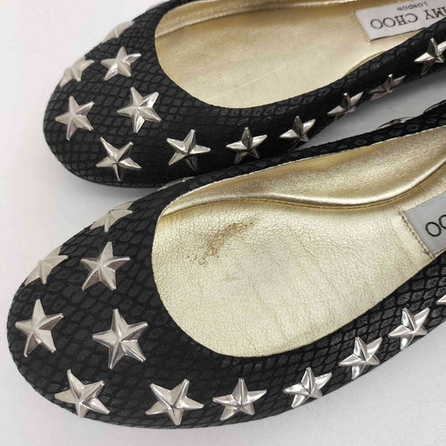 ジミーチュウ JIMMY CHOO スタースタッズ フラッドシューズ レディース 36 1/2