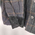 RAW LIFE レザー切替 L/S ウールチェックシャツ メンズ JPN:M