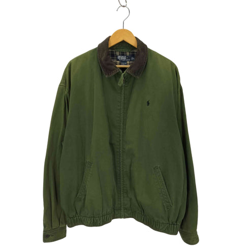 ポロバイラルフローレン Polo by RALPH LAUREN 90s ポニー刺繍 コーデュロイスイングトップジャケット メンズ import:XL