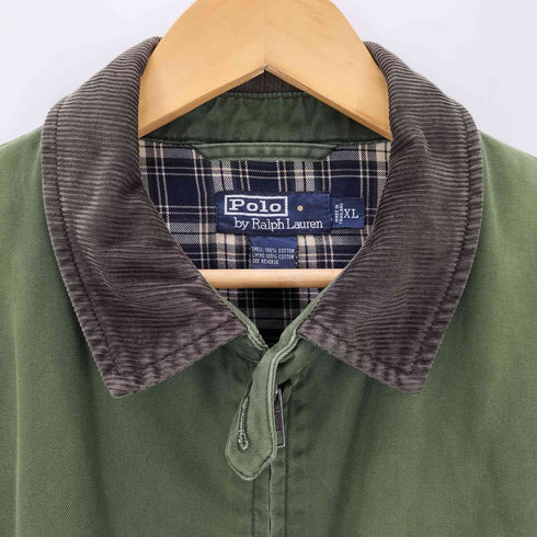 ポロバイラルフローレン Polo by RALPH LAUREN 90s ポニー刺繍 コーデュロイスイングトップジャケット メンズ import:XL