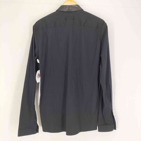 ジャンポールゴルチエ Jean Paul GAULTIER 襟レザーコットンL/S シャツ メンズ 41