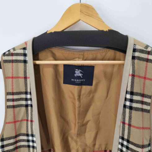 バーバリーロンドン BURBERRY LONDON バーバリーチェックウールライナーベスト メンズ 165